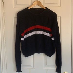 Navy Knit Brandy Melville sweater